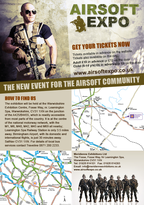 Airsoft Expo leaflet
